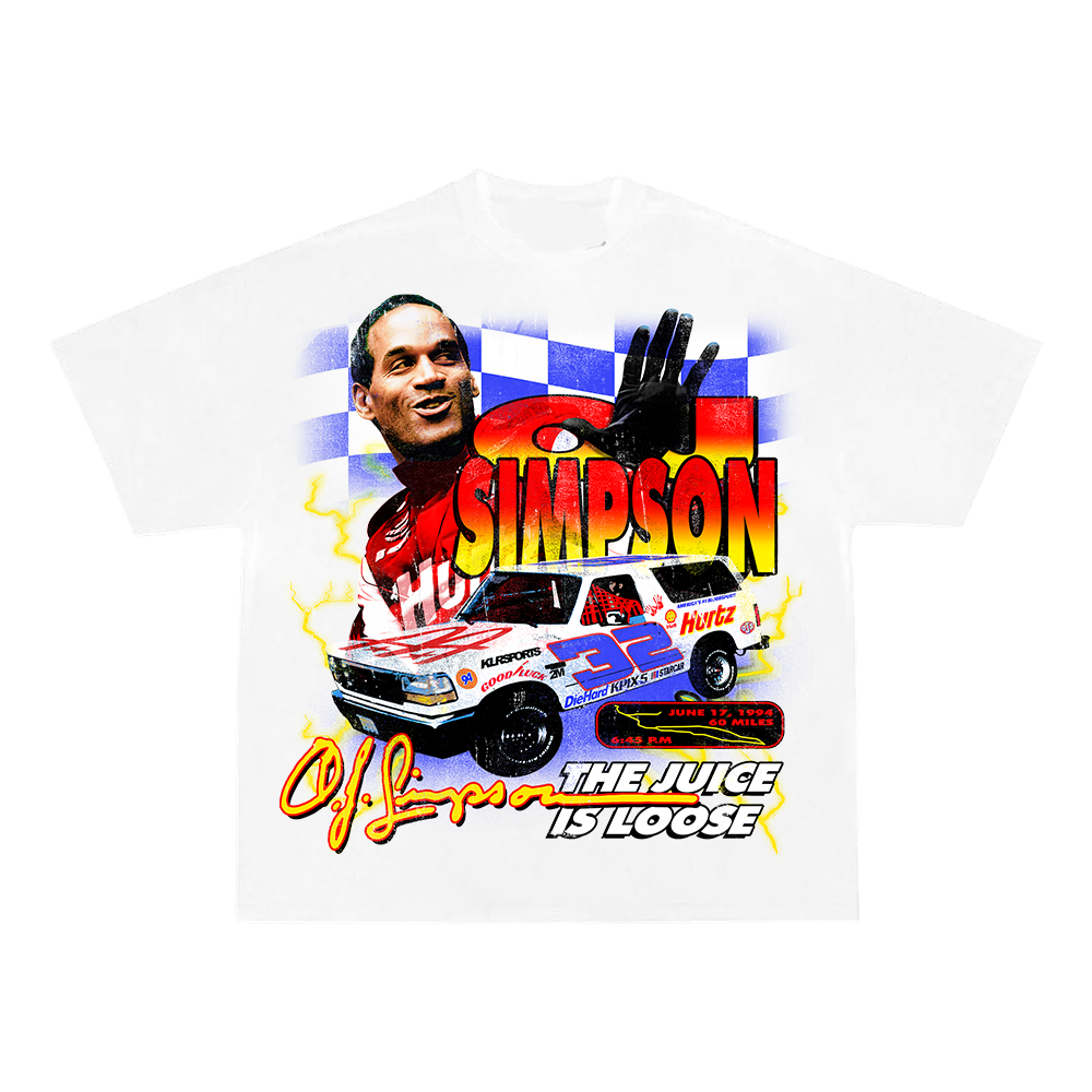 OJ SIMPSON NASCAR TEE - ABNDNT REALITY