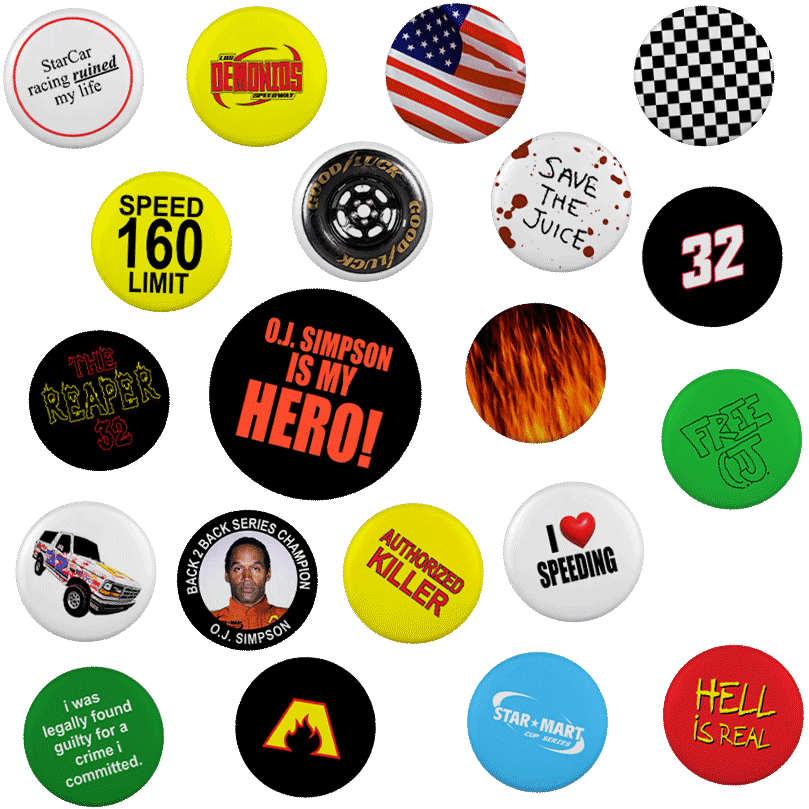 OJ SIMSPON BUTTON PACK - ABNDNT REALITY