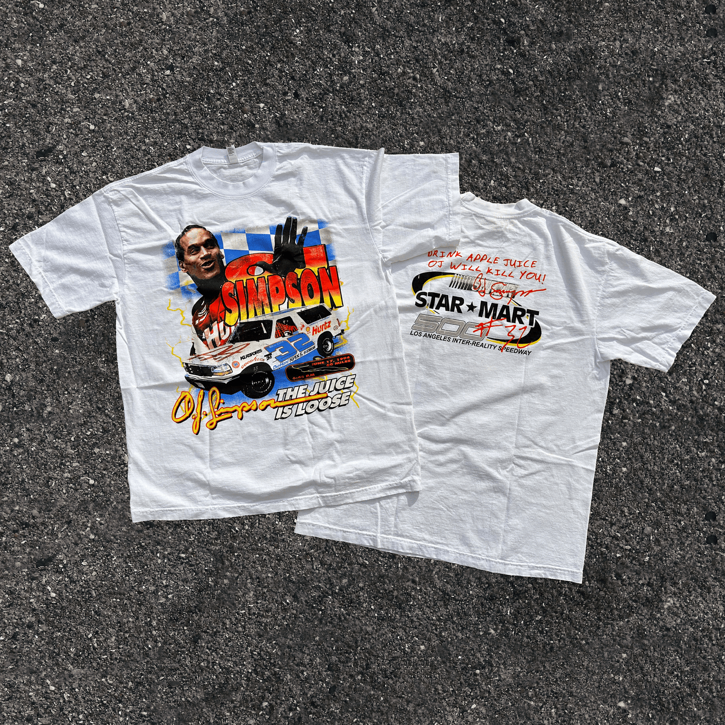 OJ SIMPSON NASCAR TEE - ABNDNT REALITY