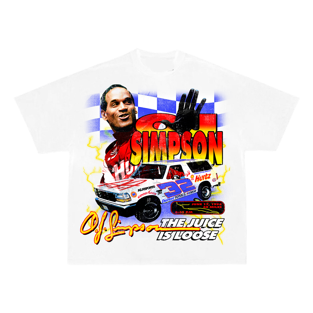 OJ SIMPSON NASCAR TEE - ABNDNT REALITY