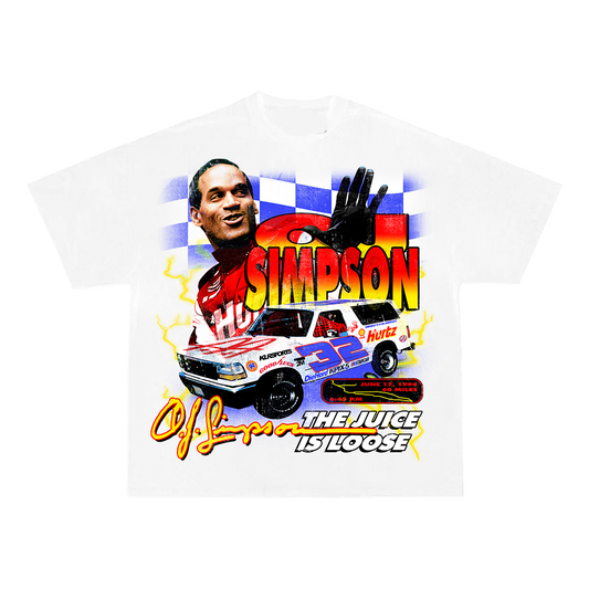 OJ SIMPSON NASCAR TEE - ABNDNT REALITY