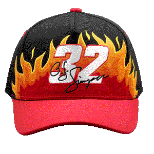 OJ SIMPSON FLAMING #32 HAT