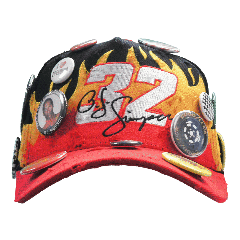 OJ SIMPSON FLAMING #32 HAT - ABNDNT REALITY