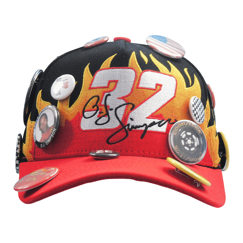 OJ SIMPSON FLAMING #32 HAT - ABNDNT REALITY