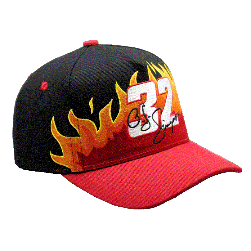 OJ SIMPSON FLAMING #32 HAT - ABNDNT REALITY