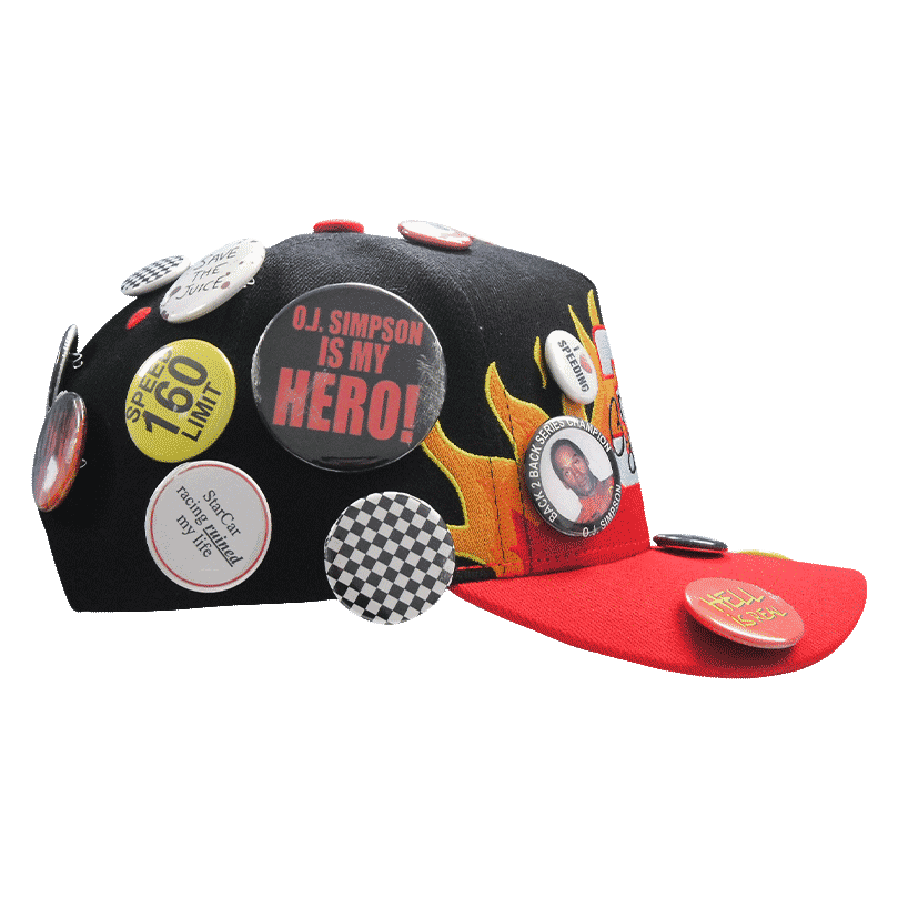 OJ SIMPSON FLAMING #32 HAT - ABNDNT REALITY
