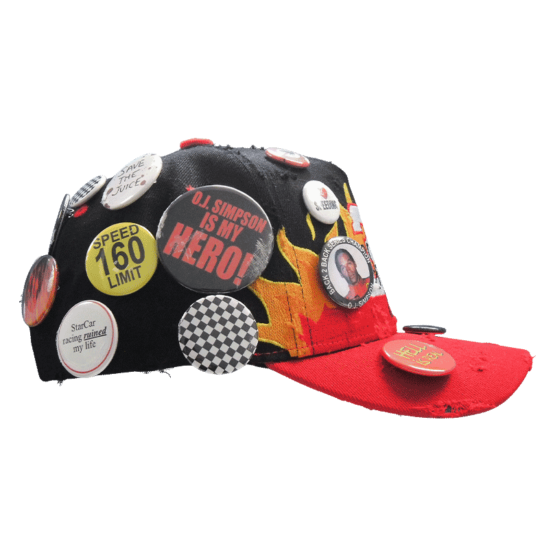 OJ SIMPSON FLAMING #32 HAT - ABNDNT REALITY