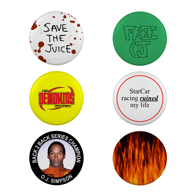 OJ SIMSPON BUTTON PACK - ABNDNT REALITY